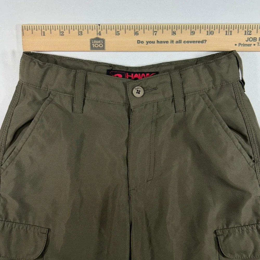Tony Hawk Boys Olive Green Cargo Shorts Size 8 HK042820-05 Skater Utility